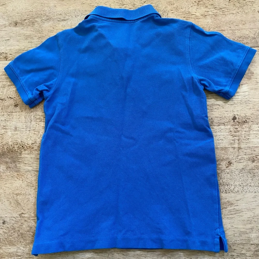 Vineyard Vines Boys’ Sz 5‎ Blue Mesh Knit Polo